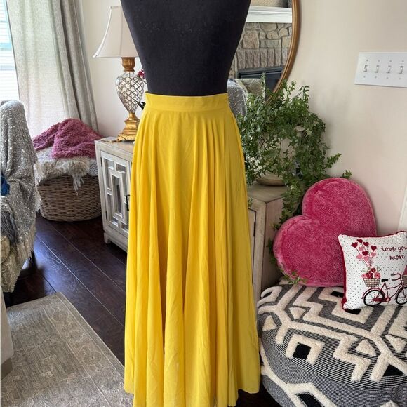 Mustard Chicwish Sheer skirt (small) - Picture 1 of 5